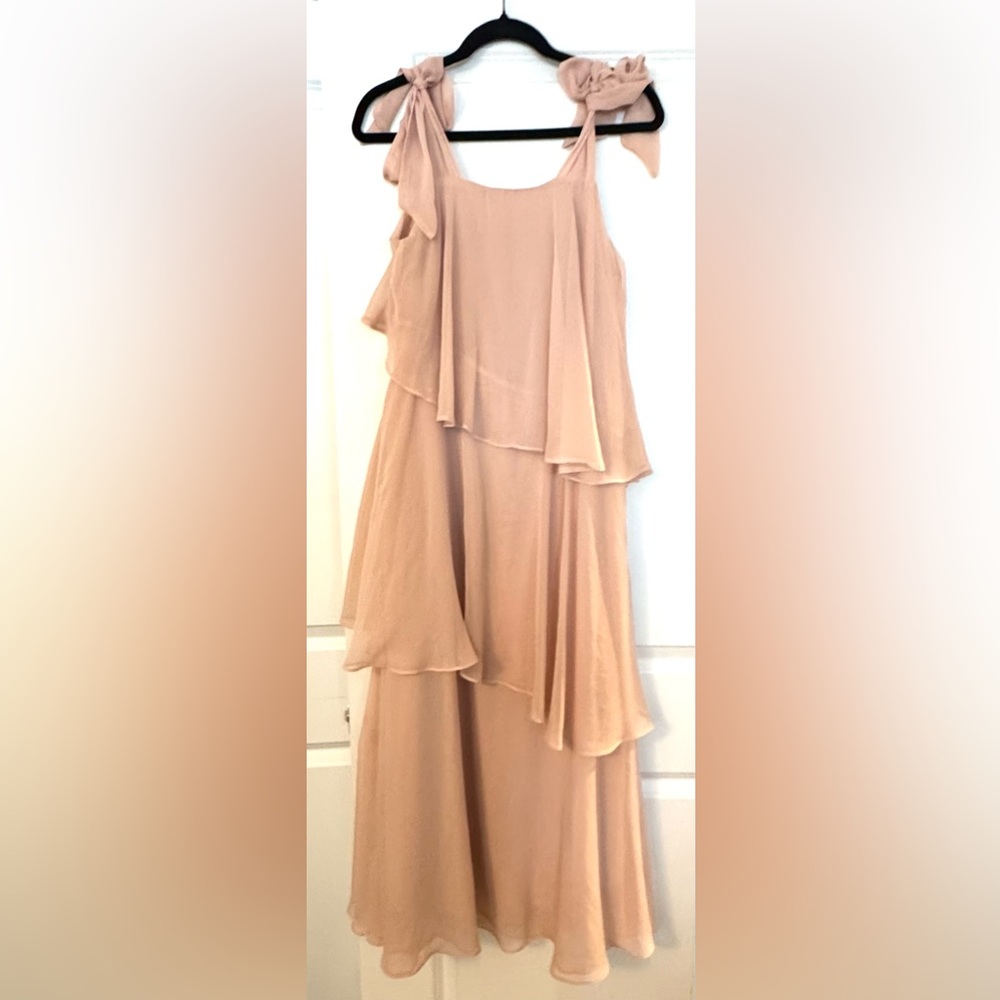 H&M Blush Tiered Maxi Dress - Picture 5 of 9
